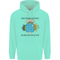 Save the Earth Climate Change Environment Mens 80% Cotton Hoodie Peppermint