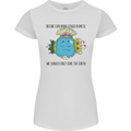 Save the Earth Climate Change Environment Womens Petite Cut T-Shirt White