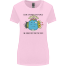 Save the Earth Climate Change Environment Womens Wider Cut T-Shirt Light Pink