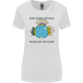 Save the Earth Climate Change Environment Womens Wider Cut T-Shirt White