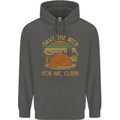 Save the Neck For Me Clark Christmas Movie Childrens Kids Hoodie Storm Grey