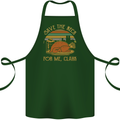 Save the Neck For Me Clark Christmas Movie Cotton Apron 100% Organic Forest Green