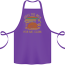 Save the Neck For Me Clark Christmas Movie Cotton Apron 100% Organic Purple