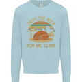 Save the Neck For Me Clark Christmas Movie Kids Sweatshirt Jumper Light Blue