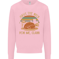 Save the Neck For Me Clark Christmas Movie Kids Sweatshirt Jumper Light Pink