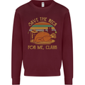 Save the Neck For Me Clark Christmas Movie Kids Sweatshirt Jumper Maroon