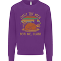 Save the Neck For Me Clark Christmas Movie Kids Sweatshirt Jumper Purple