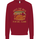 Save the Neck For Me Clark Christmas Movie Kids Sweatshirt Jumper Red
