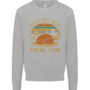 Save the Neck For Me Clark Christmas Movie Kids Sweatshirt Jumper Sports Grey