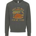 Save the Neck For Me Clark Christmas Movie Kids Sweatshirt Jumper Storm Grey
