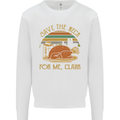 Save the Neck For Me Clark Christmas Movie Kids Sweatshirt Jumper White