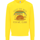 Save the Neck For Me Clark Christmas Movie Kids Sweatshirt Jumper Yellow