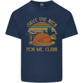 Save the Neck For Me Clark Christmas Movie Kids T-Shirt Childrens Navy Blue