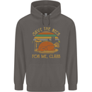 Save the Neck For Me Clark Christmas Movie Mens 80% Cotton Hoodie Charcoal
