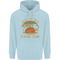 Save the Neck For Me Clark Christmas Movie Mens 80% Cotton Hoodie Light Blue