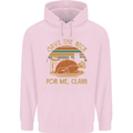 Save the Neck For Me Clark Christmas Movie Mens 80% Cotton Hoodie Light Pink