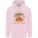Save the Neck For Me Clark Christmas Movie Mens 80% Cotton Hoodie Light Pink