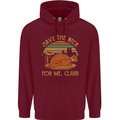 Save the Neck For Me Clark Christmas Movie Mens 80% Cotton Hoodie Maroon