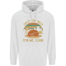 Save the Neck For Me Clark Christmas Movie Mens 80% Cotton Hoodie White