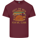 Save the Neck For Me Clark Christmas Movie Mens Cotton T-Shirt Tee Top Maroon