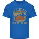 Save the Neck For Me Clark Christmas Movie Mens Cotton T-Shirt Tee Top Royal Blue