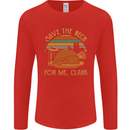 Save the Neck For Me Clark Christmas Movie Mens Long Sleeve T-Shirt Red