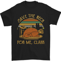 Save the Neck For Me Clark Christmas Movie Mens T-Shirt Cotton Gildan Black