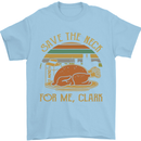 Save the Neck For Me Clark Christmas Movie Mens T-Shirt Cotton Gildan Light Blue