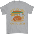 Save the Neck For Me Clark Christmas Movie Mens T-Shirt Cotton Gildan Sports Grey
