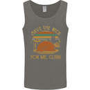 Save the Neck For Me Clark Christmas Movie Mens Vest Tank Top Charcoal