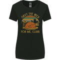 Save the Neck For Me Clark Christmas Movie Womens Wider Cut T-Shirt Black
