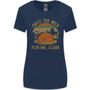 Save the Neck For Me Clark Christmas Movie Womens Wider Cut T-Shirt Navy Blue