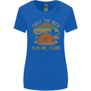 Save the Neck For Me Clark Christmas Movie Womens Wider Cut T-Shirt Royal Blue
