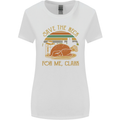 Save the Neck For Me Clark Christmas Movie Womens Wider Cut T-Shirt White