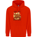 Save the Pagolins Environment Endangered Childrens Kids Hoodie Bright Red