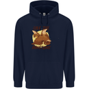 Save the Pagolins Environment Endangered Childrens Kids Hoodie Navy Blue