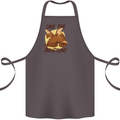 Save the Pagolins Environment Endangered Cotton Apron 100% Organic Dark Grey