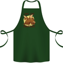 Save the Pagolins Environment Endangered Cotton Apron 100% Organic Forest Green