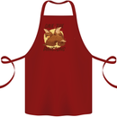 Save the Pagolins Environment Endangered Cotton Apron 100% Organic Maroon