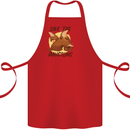 Save the Pagolins Environment Endangered Cotton Apron 100% Organic Red