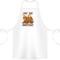 Save the Pagolins Environment Endangered Cotton Apron 100% Organic White