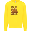 Save the Pagolins Environment Endangered Kids Sweatshirt Jumper Yellow