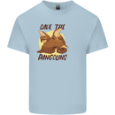 Save the Pagolins Environment Endangered Kids T-Shirt Childrens Light Blue
