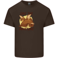 Save the Pagolins Environment Endangered Mens Cotton T-Shirt Tee Top Dark Chocolate