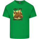 Save the Pagolins Environment Endangered Mens Cotton T-Shirt Tee Top Irish Green