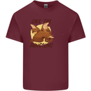 Save the Pagolins Environment Endangered Mens Cotton T-Shirt Tee Top Maroon