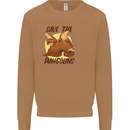 Save the Pagolins Environment Endangered Mens Sweatshirt Jumper Caramel Latte