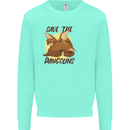 Save the Pagolins Environment Endangered Mens Sweatshirt Jumper Peppermint