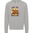 Save the Pagolins Environment Endangered Mens Sweatshirt Jumper Sports Grey
