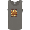 Save the Pagolins Environment Endangered Mens Vest Tank Top Charcoal